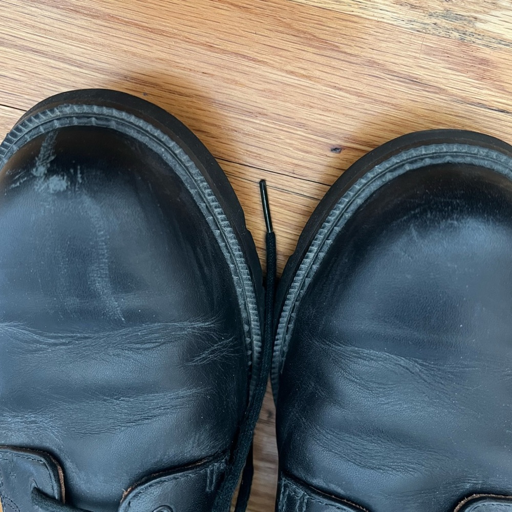 Rockport Black Leather Lace-Up Oxfords - Picture 5 of 7